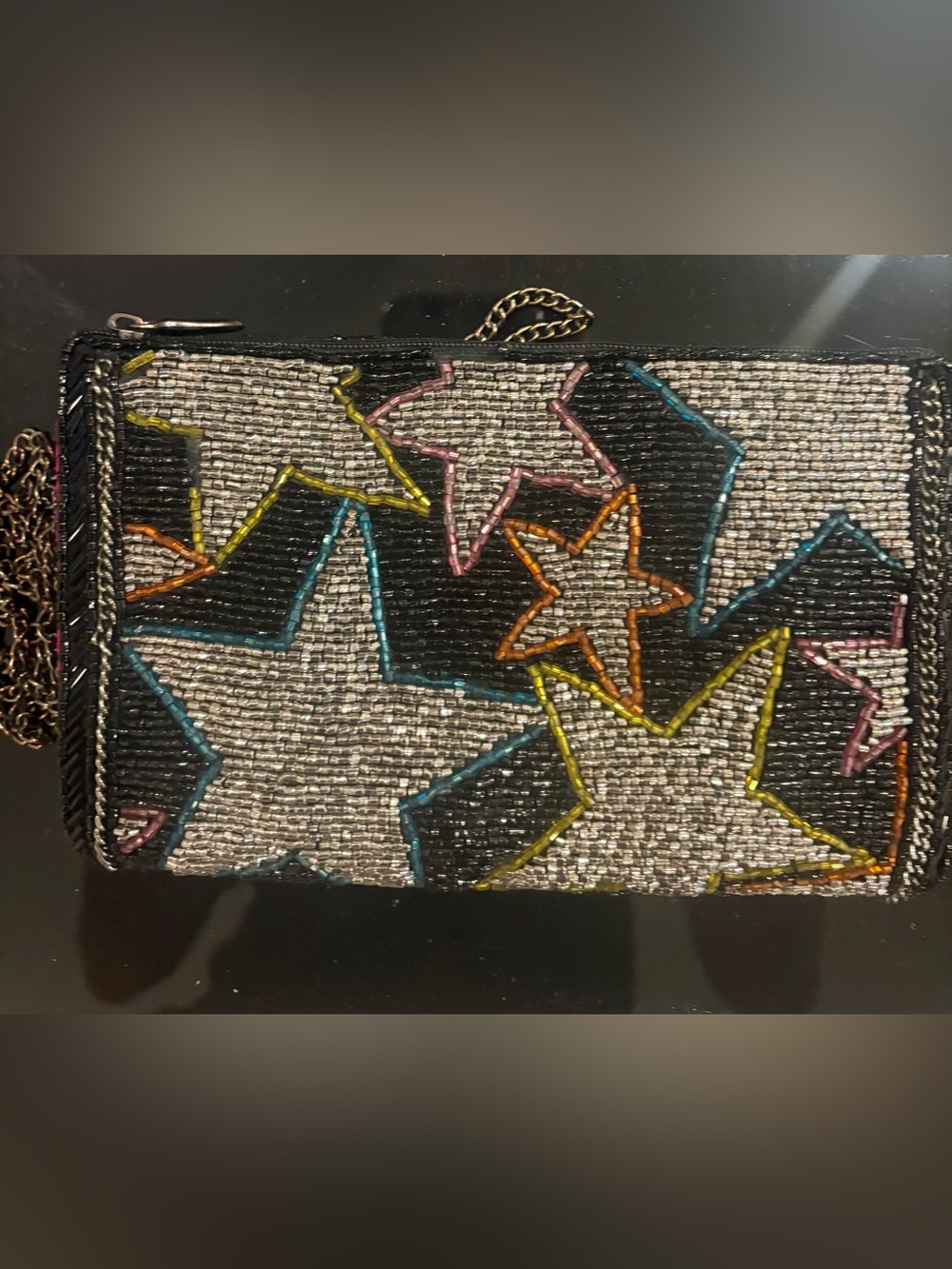 Mary Frances Beaded Star Bag